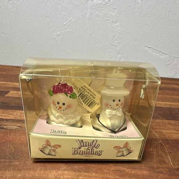 Roman, Inc. Other - Jingle bells Bride & Groom Ornaments, Vintage